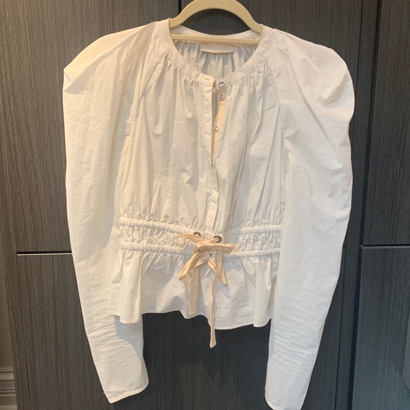 Ulla Johnson Tops - Ulla Johnson ivory peplum blouse